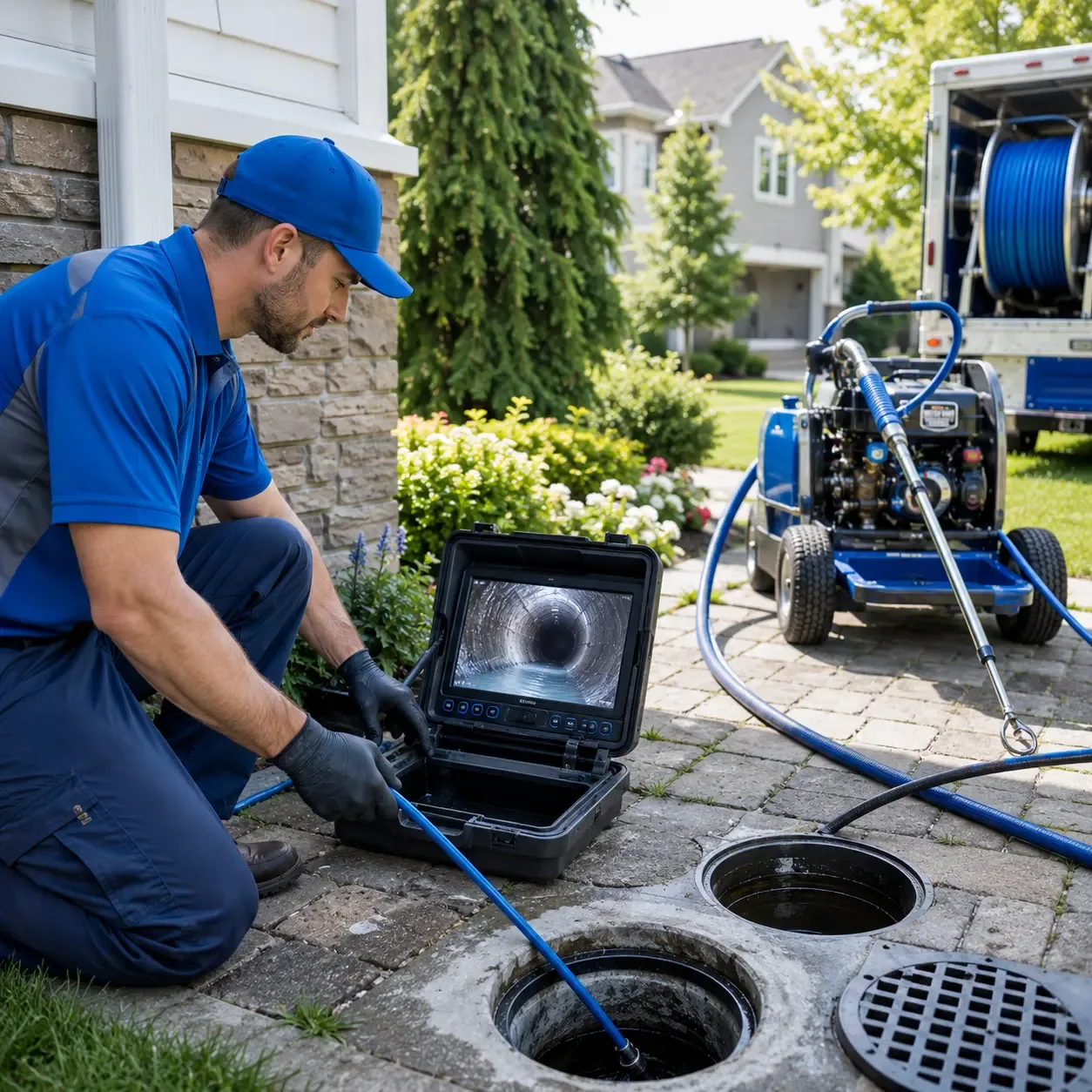 Outdoor drain cleaning professionals serving Forest Hill, MD